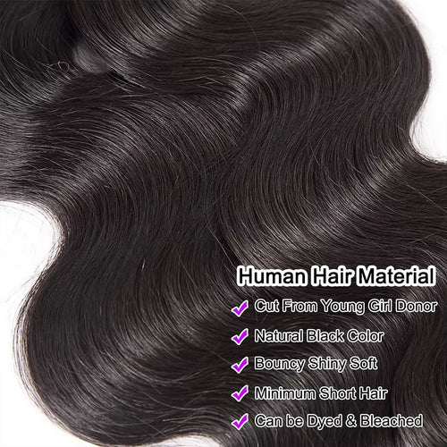 Human Hair 40 Inch Brazilian Virgin Weave Hair 3
