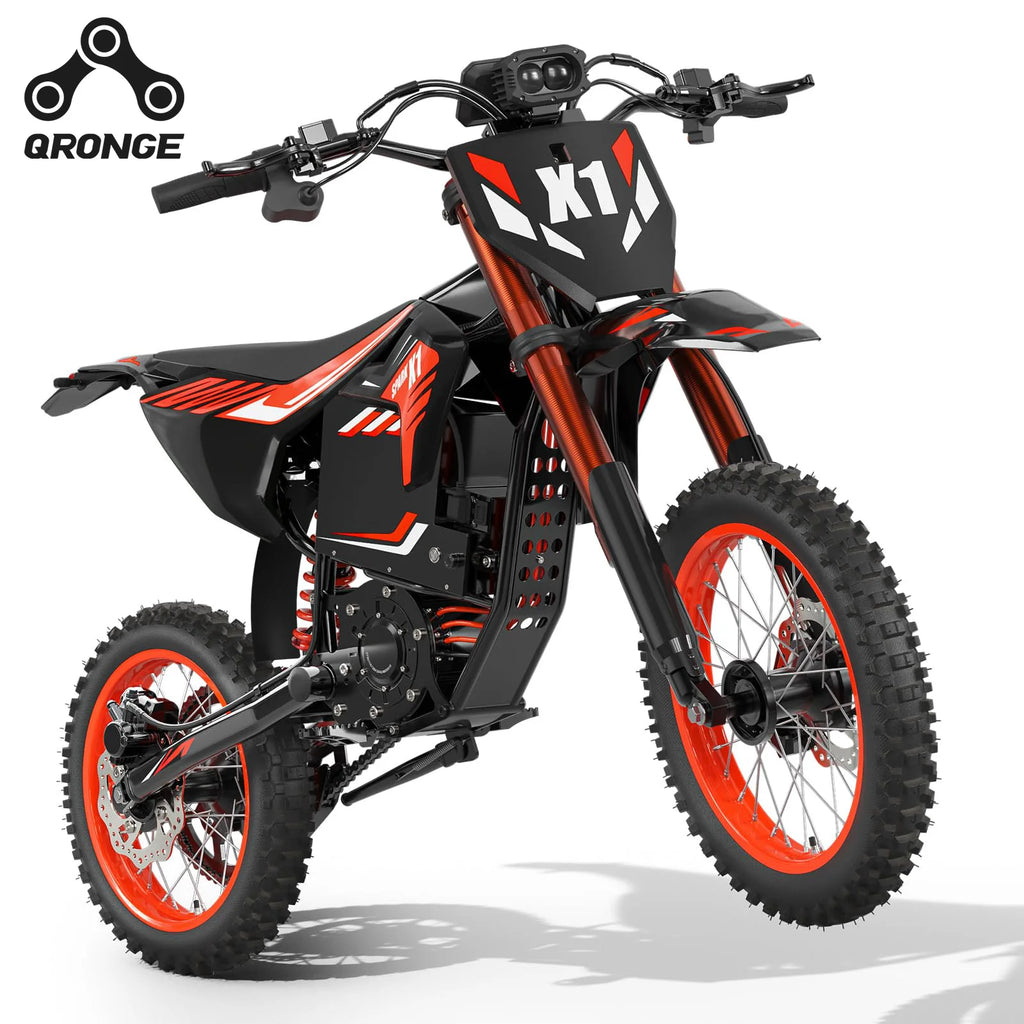 QRONGE X1 Spark Electric Dirt Bike for Teens Adults  E-Bike
