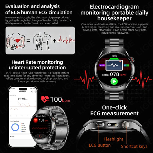 LIGE 2026 New ECG Organs Smart Watch